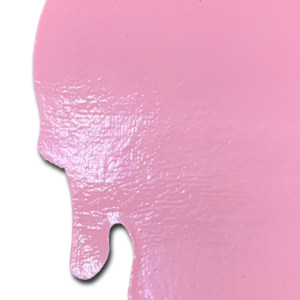 Melty Heart: Faux Latex Pleather Vinyl Melty Heart Pasties