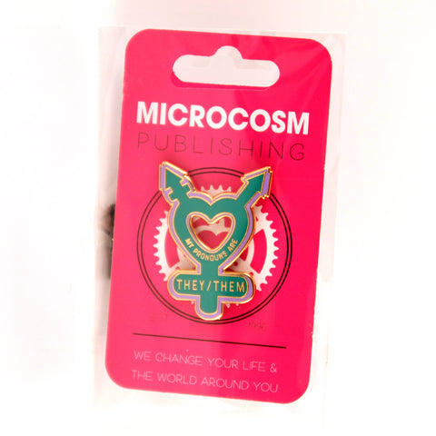 My Pronouns are They/Them Enamel Pin