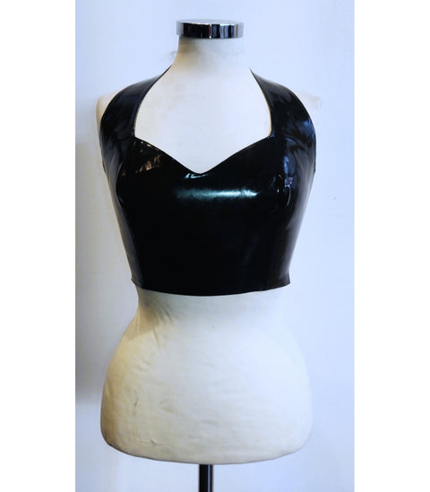 Latex Halter Top
