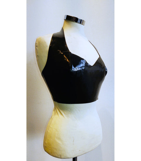 Latex Halter Top