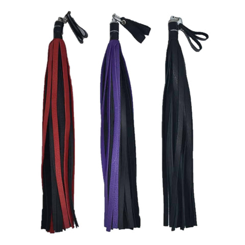 Bull Hide Floggers 1/2″ Falls With Finger Loops