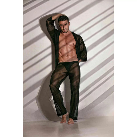MESH KIMONO PANTS | TOF