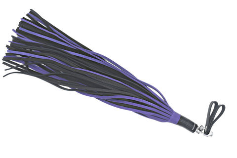Bull Hide Floggers: 1/4″ Inch Falls With Finger Loop