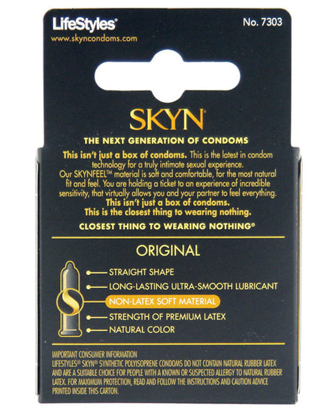 Latex Free Condoms Original 3 Pack | SKYN