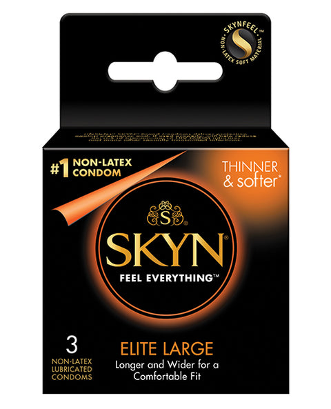 Latex Free Condoms Elite Large 3 Pack | SKYN