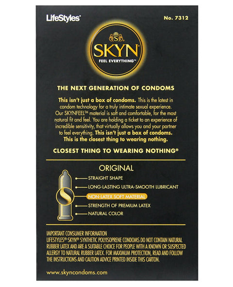 Latex Free Condoms 12 pack | SKYN