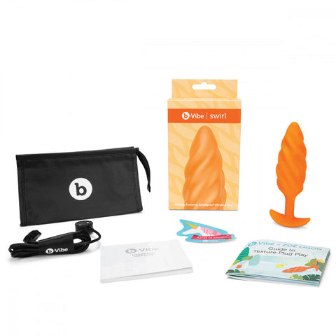 Swirl Texture Plug (Medium) | b-Vibe