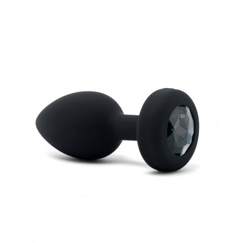 Remote Control Vibrating Black Jewel Plug | b-Vibe
