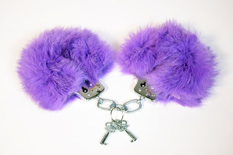 Rabbit Fur Handcuffs