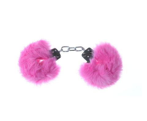 Rabbit Fur Handcuffs
