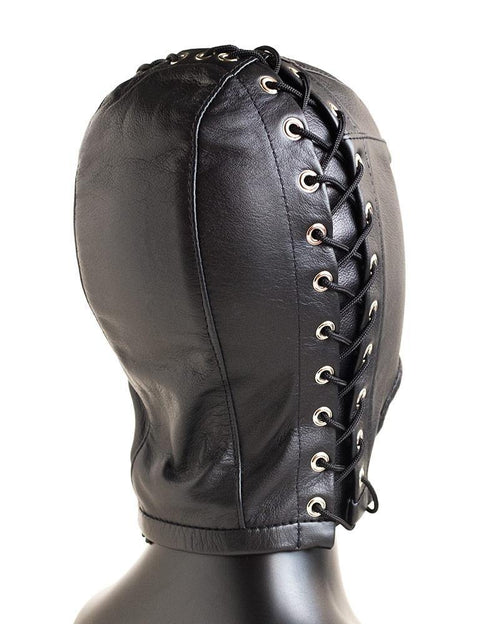 Open Mouth Leather Hood | The Stockroom