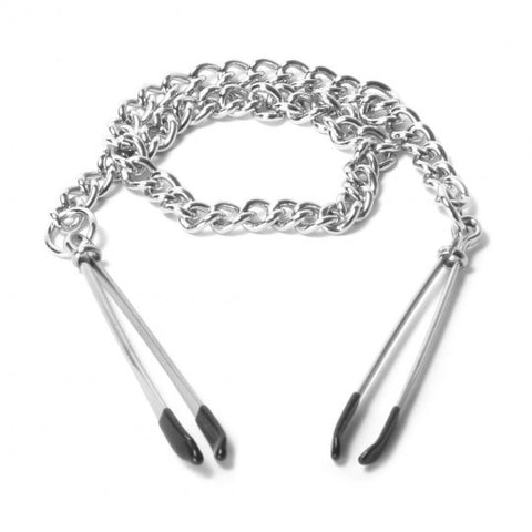 Tweezer Nipple Clamps with Chain
