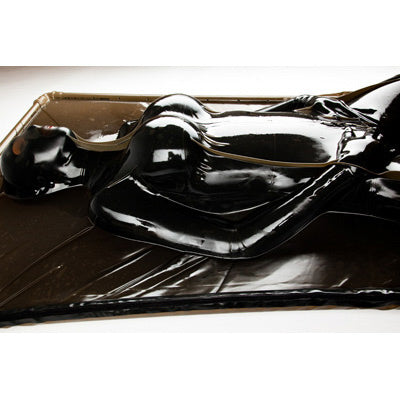Black Latex Vacuum Bed