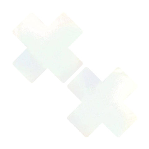 Arctic Fox Vinyl X Pasties - White | Neva Nude