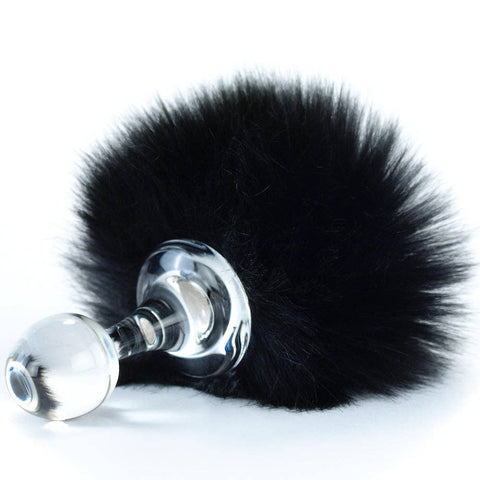 Classic Magnetic Faux Fur Bunny Tail Short-Small Plug