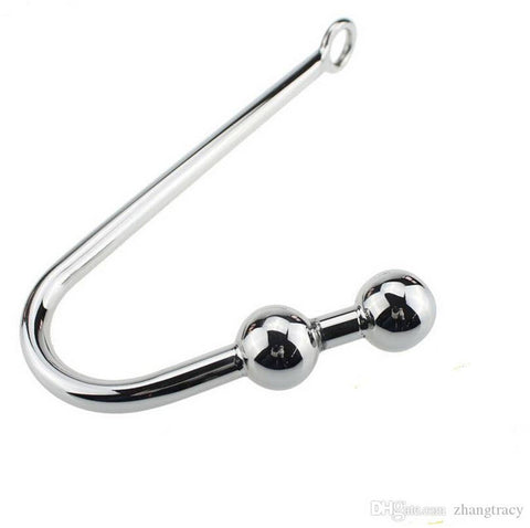 Bondage - Anal Hook For Rope - Double Ball