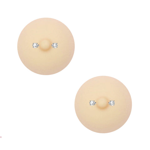 Peek A Boo Piercing Silicone Pasties | Neva Nude