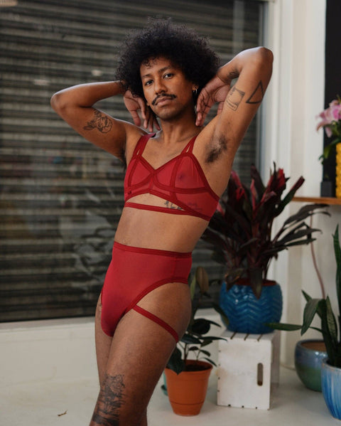 Mesh Livi Thong - Red Hot | Cantiq