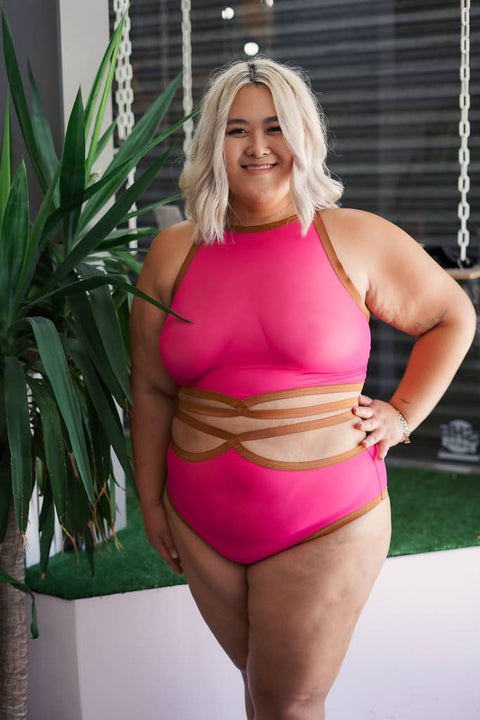 Mesh Cross Your Heart Bralette