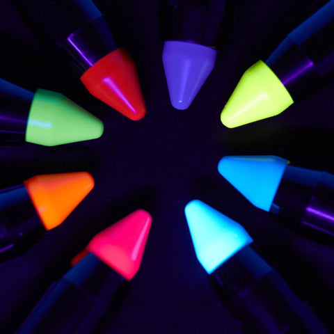 Neon UV Glow Blacklight Face & Body Crayons | Moon Makeup
