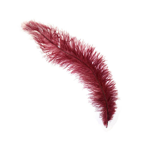 Ostrich Feathers - Burgundy