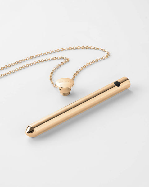 Vesper 2 Vibrator - 24 KT Gold