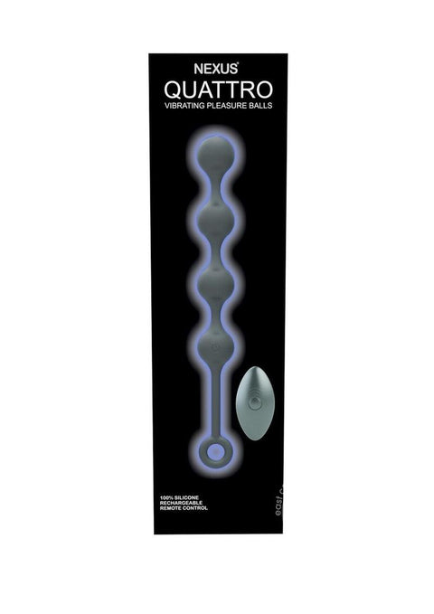 Quattro Silicone Rechargeable Vibrating Pleasure Beads | Nexus