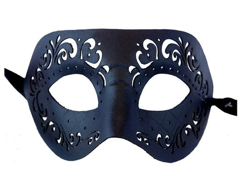 Black Leather  Mask