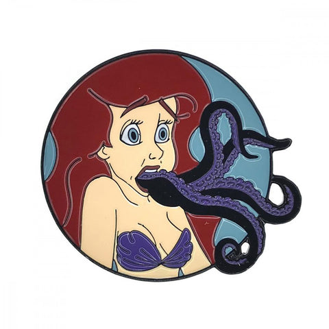 Ariel Mouth Tentacles Pin | Geeky & Kinky