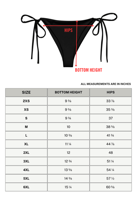 Candy Claws String Bikini Bottom