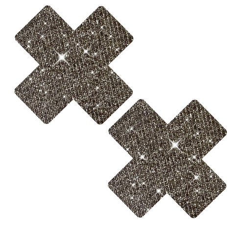 Black Ballerina Bling X Pasties | Neva Nude