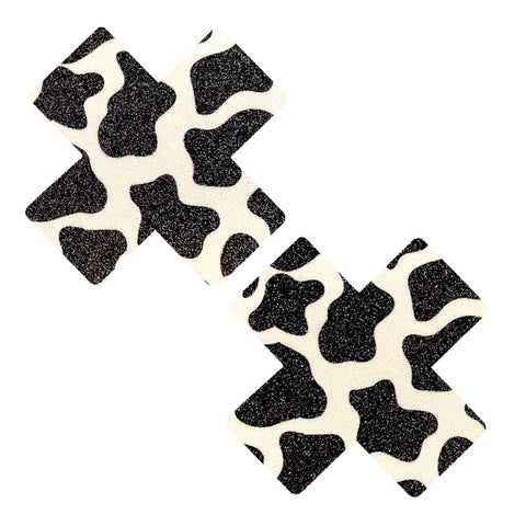 Got Milkies Cow-Print X Pasties | Neva Nude