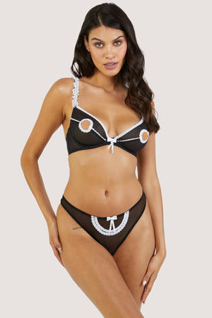 MIRANDA BLACK AND IVORY OUVERT BRIEF