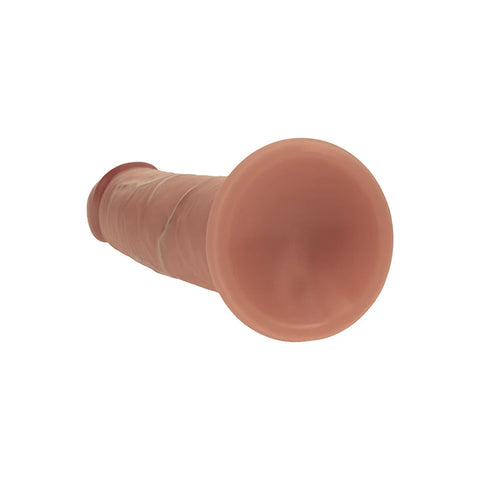 Sliding Skin Dual Density Dildo - 7 in. | Realrock