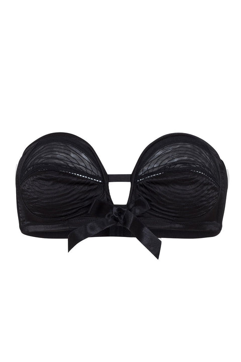 Black Overwire Bra | Bettie Paige