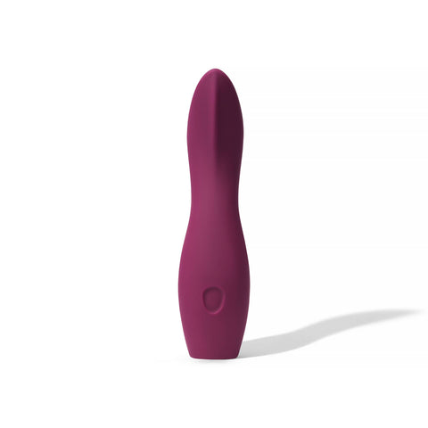 Purple personal massager on a white background