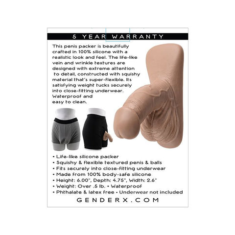 4" Silicone Packer | Gender X