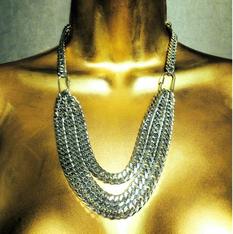 Double Link Waterfall Chain  | Vanilla Kink