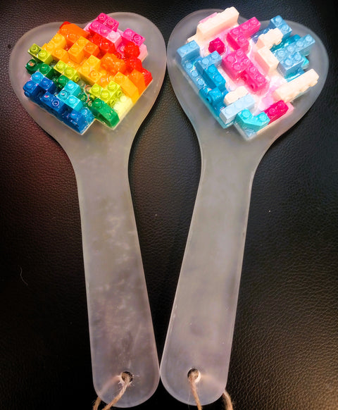 Lego Heart Paddle | Vanilla Kink