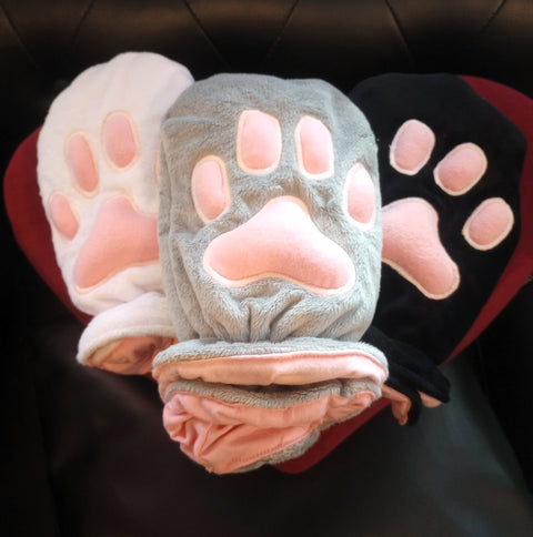 Kitten Mittens Gray