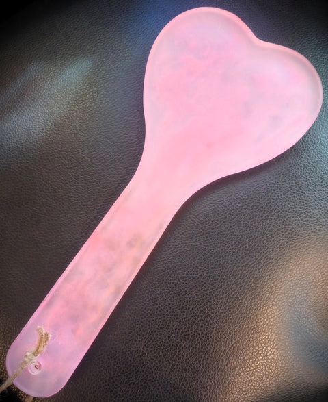 UV Resin Heart Paddle | Vanilla Kink