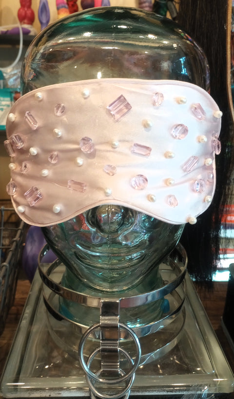 Princess Crystal and Satin Blindfold