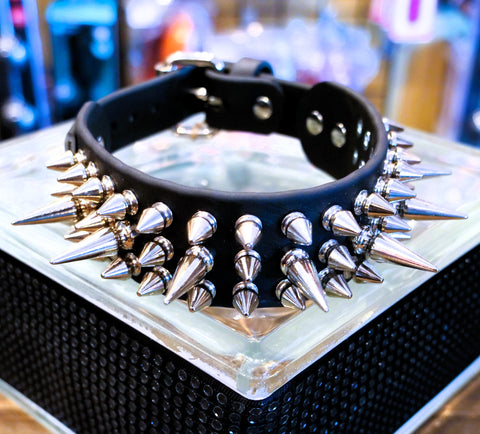 Biothane 3 Row Spike Collar | Marty Flint