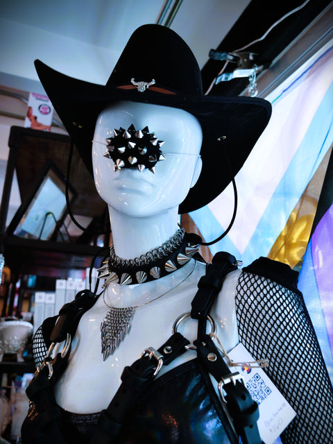 Baby Clown Nose - Black & Silver Spikes | Solace in Darkness
