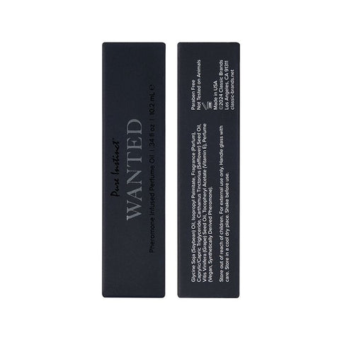 Wanted Pheromone Oil Roll On - 10.2 ml | Pure Instinct Men