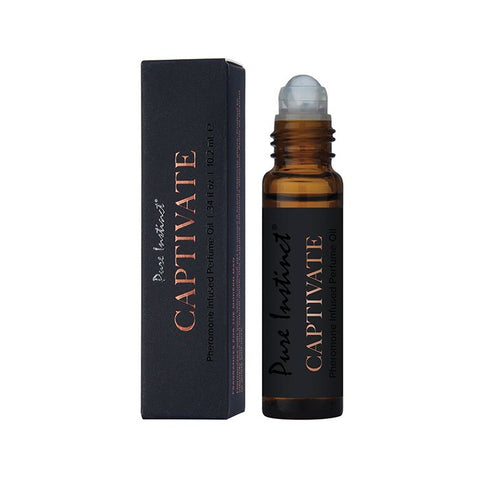 Captivate Pheromone Oil Roll On - 10.2 ml | Pure Instinct Men