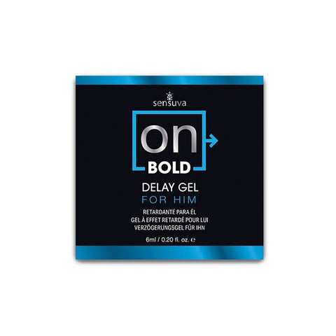 Bold Delay Gel- 6 ml Single Use Packet | ON for Him