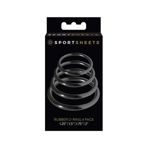 Sportsheets Rubber O Ring - 4 Pack