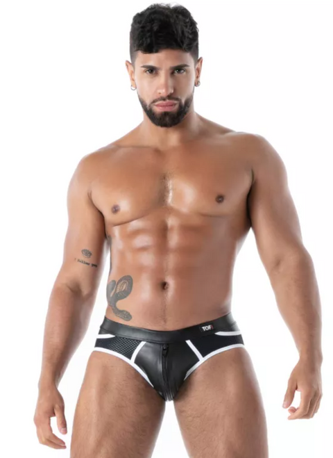 Kinky Backless Zipped Brief | TOF