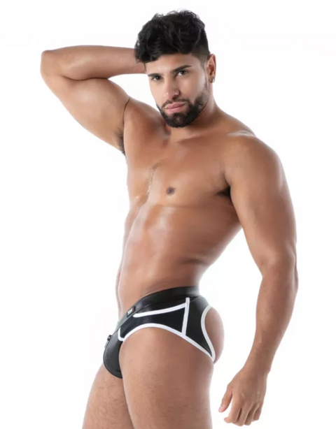 Kinky Backless Zipped Brief | TOF